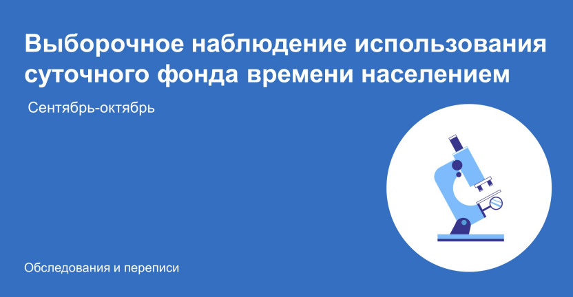 В Карелии пройдёт Выборочное наблюдение использования суточного фонда времени населением